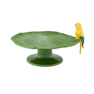 Bordallo Pinheiro Amazonia cake stand with Macaw - Buy now on ShopDecor - Discover the best products by BORDALLO PINHEIRO design