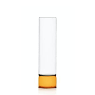 Ichendorf Bamboo Groove vase amber-clear h. 27 cm. by Anna Perugini - Buy now on ShopDecor - Discover the best products by ICHENDORF design