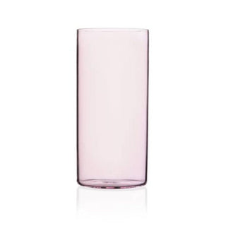 Ichendorf Cilindro Extra Light Colore long drink glass pink by Marco Sironi - Buy now on ShopDecor - Discover the best products by ICHENDORF design