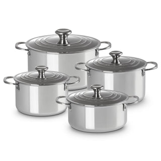Le Creuset Signature Stainless Steel cookware set Set 4 - Buy now on ShopDecor - Discover the best products by LECREUSET design