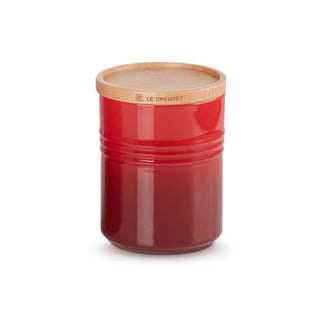 Le Creuset Stoneware medium storage jar Le Creuset Cerise - Buy now on ShopDecor - Discover the best products by LECREUSET design