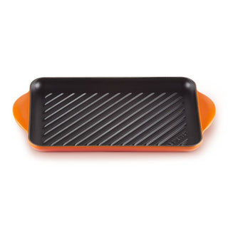 Le Creuset Tradition cast iron rectangular grill 32x22 cm. Le Creuset Flame Ribbed - Buy now on ShopDecor - Discover the best products by LECREUSET design