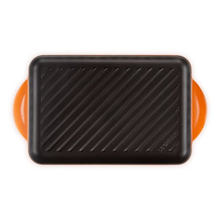 Le Creuset Tradition cast iron rectangular grill 32x22 cm. - Buy now on ShopDecor - Discover the best products by LECREUSET design