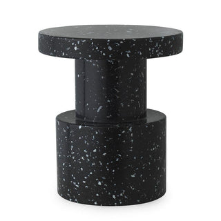 Normann Copenhagen Bit recycled plastic stool/side table h. 42 cm. Normann Copenhagen Bit Black - Buy now on ShopDecor - Discover the best products by NORMANN COPENHAGEN design