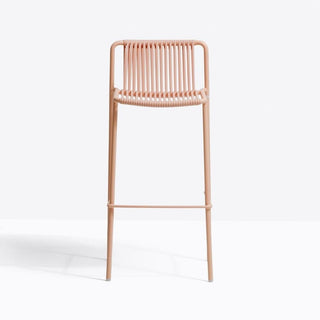 Pedrali Tribeca 3668 garden stool with seat H.77.5 cm. for outdoor use Pedrali Pink RA100E - Buy now on ShopDecor - Discover the best products by PEDRALI design