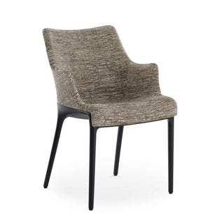 Kartell Eleganza Nia armchair in Melange fabric with black structure - Buy now on ShopDecor - Discover the best products by KARTELL design