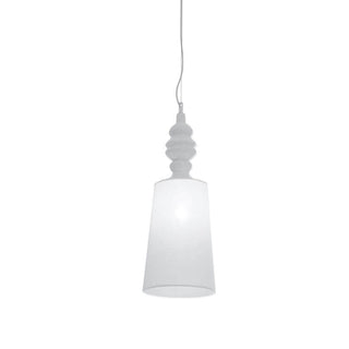 Karman Alì e Babà suspension lamp diam. 25 cm. Karman White linen - Buy now on ShopDecor - Discover the best products by KARMAN design