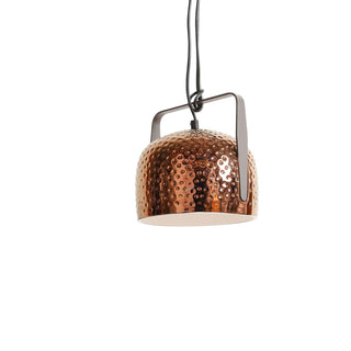 Karman Bag suspension lamp diam. 32 cm. ceramic with texture Bronze - Buy now on ShopDecor - Discover the best products by KARMAN design