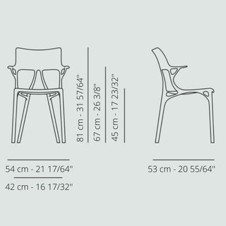 Kartell A.I. chair for indoor/outdoor use - Buy now on ShopDecor - Discover the best products by KARTELL design