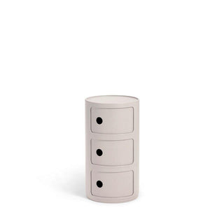 Kartell Componibili Bio container with 3 drawers Kartell Cream PA - Buy now on ShopDecor - Discover the best products by KARTELL design
