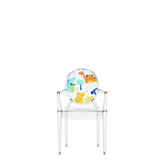 Kartell Lou Lou Ghost Special Edition armchair for children with dinosaur - Buy now on ShopDecor - Discover the best products by KARTELL design