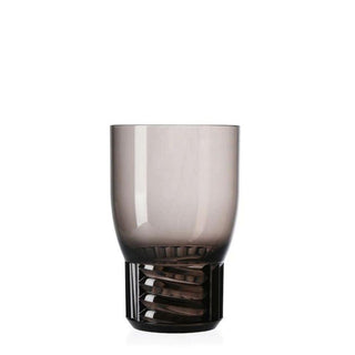 Kartell Trama water glass Kartell Smoke grey 30 - Buy now on ShopDecor - Discover the best products by KARTELL design