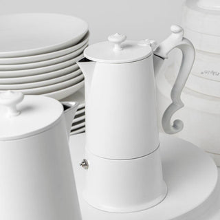 KnIndustrie Lady Anne White coffee pot 4 cups - Buy now on ShopDecor - Discover the best products by KNINDUSTRIE design