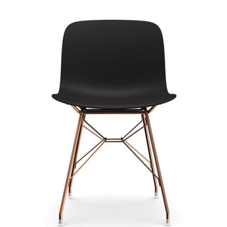 Magis Troy Wireframe chair in polypropylene with copper structure - Buy now on ShopDecor - Discover the best products by MAGIS design