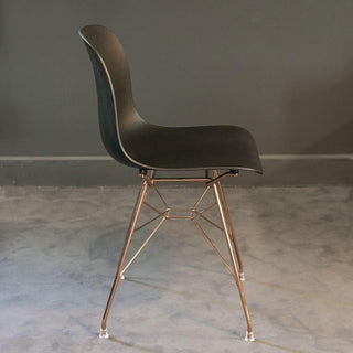 Magis Troy Wireframe chair in polypropylene with copper structure - Buy now on ShopDecor - Discover the best products by MAGIS design