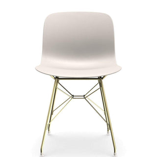 Magis Troy Wireframe chair in polypropylene with golden structure - Buy now on ShopDecor - Discover the best products by MAGIS design