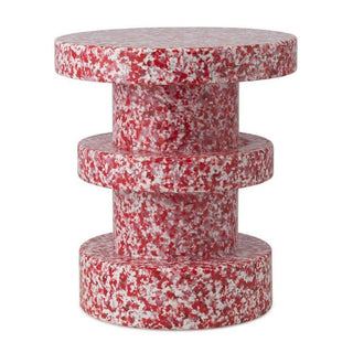 Normann Copenhagen Bit Stack recycled plastic stool/side table h. 42 cm. Normann Copenhagen Bit Red - Buy now on ShopDecor - Discover the best products by NORMANN COPENHAGEN design