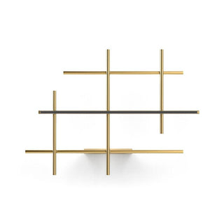 Panzeri Hilow wall lamp LED by Matteo Thun Panzeri Satin brass - Buy now on ShopDecor - Discover the best products by PANZERI design
