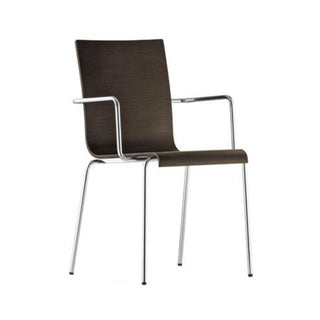 Pedrali Kuadra 1335 wooden chair with armrests - Buy now on ShopDecor - Discover the best products by PEDRALI design