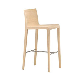 Pedrali Young 426 wooden stool with seat H.75 cm - Buy now on ShopDecor - Discover the best products by PEDRALI design