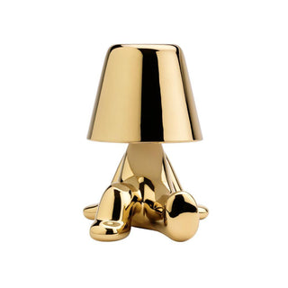 Qeeboo Golden Brothers Bob portable LED table lamp - Buy now on ShopDecor - Discover the best products by QEEBOO design