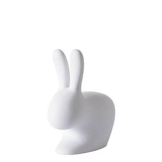 Qeeboo Rabbit Chair in the shape of a rabbit Qeeboo Light grey - Buy now on ShopDecor - Discover the best products by QEEBOO design