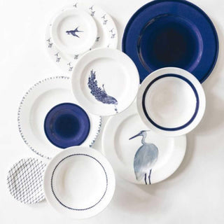 Schönhuber Franchi Shabbychic Bread Plate white - shaded blue - Buy now on ShopDecor - Discover the best products by SCHÖNHUBER FRANCHI design
