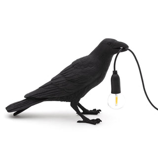 Seletti Bird Lamp Waiting table lamp Black - Buy now on ShopDecor - Discover the best products by SELETTI design