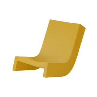Slide Twist Chaise longue Polyethylene by Prospero Rasulo Slide Saffron yellow FB - Buy now on ShopDecor - Discover the best products by SLIDE design