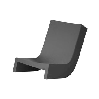 Slide Twist Chaise longue Polyethylene by Prospero Rasulo Slide Elephant grey FG - Buy now on ShopDecor - Discover the best products by SLIDE design
