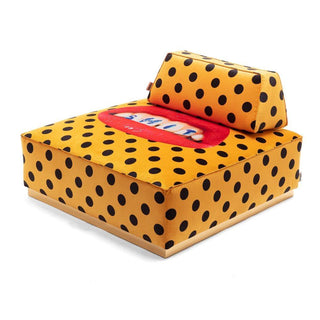 Seletti Toiletpaper Pouf Shit 103x103 cm. - Buy now on ShopDecor - Discover the best products by TOILETPAPER HOME design