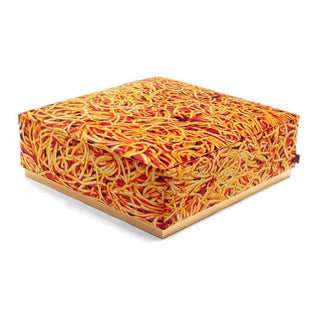 Seletti Toiletpaper Pouf Spaghetti 103x103 cm. - Buy now on ShopDecor - Discover the best products by TOILETPAPER HOME design