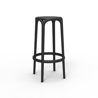 Vondom Brooklyn stool h.seat 76 cm. by Eugeni Quitllet Vondom Black - Buy now on ShopDecor - Discover the best products by VONDOM design