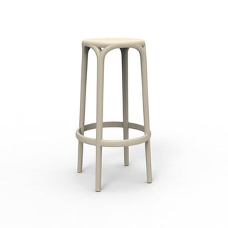 Vondom Brooklyn stool h.seat 76 cm. by Eugeni Quitllet Vondom Ecru - Buy now on ShopDecor - Discover the best products by VONDOM design