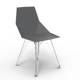 Vondom Faz chair polyethylene by Ramón Esteve Vondom Black - Buy now on ShopDecor - Discover the best products by VONDOM design