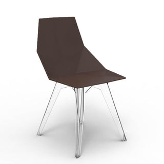 Vondom Faz chair polyethylene by Ramón Esteve Vondom Bronze - Buy now on ShopDecor - Discover the best products by VONDOM design