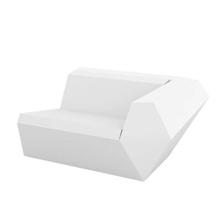 Vondom Faz sofa left-hand end module white by Ramón Esteve - Buy now on ShopDecor - Discover the best products by VONDOM design