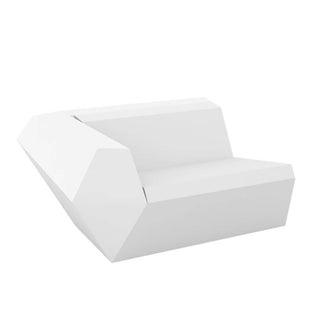 Vondom Faz sofa right-hand end module white by Ramón Esteve - Buy now on ShopDecor - Discover the best products by VONDOM design